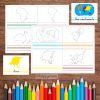 Montessori continents mini booklet for geography education. Includes continent outlines, colour-coded with Montessori continent colours, alongside reference cards. Perfect for hands-on learning, fostering creativity, and Montessori-inspired geography activities.
